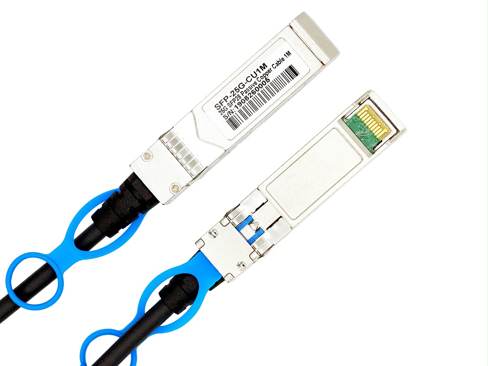 華為（HUAWEI）兼容SFP28-25GB-CU1M SFP28 轉(zhuǎn) SFP28 DAC無源銅纜