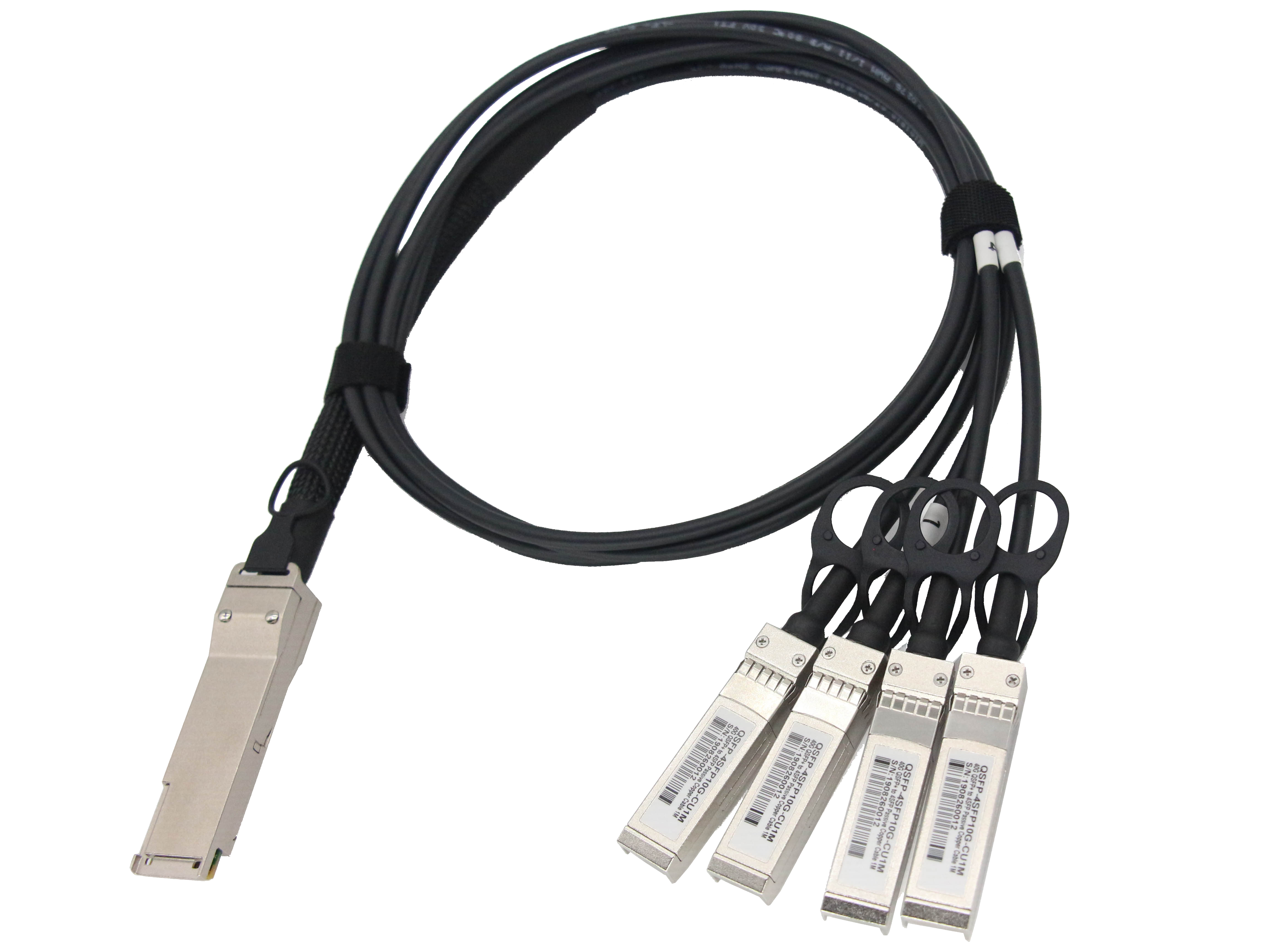 40G QSFP+ 轉(zhuǎn) 4SFP+ DAC 高速線纜