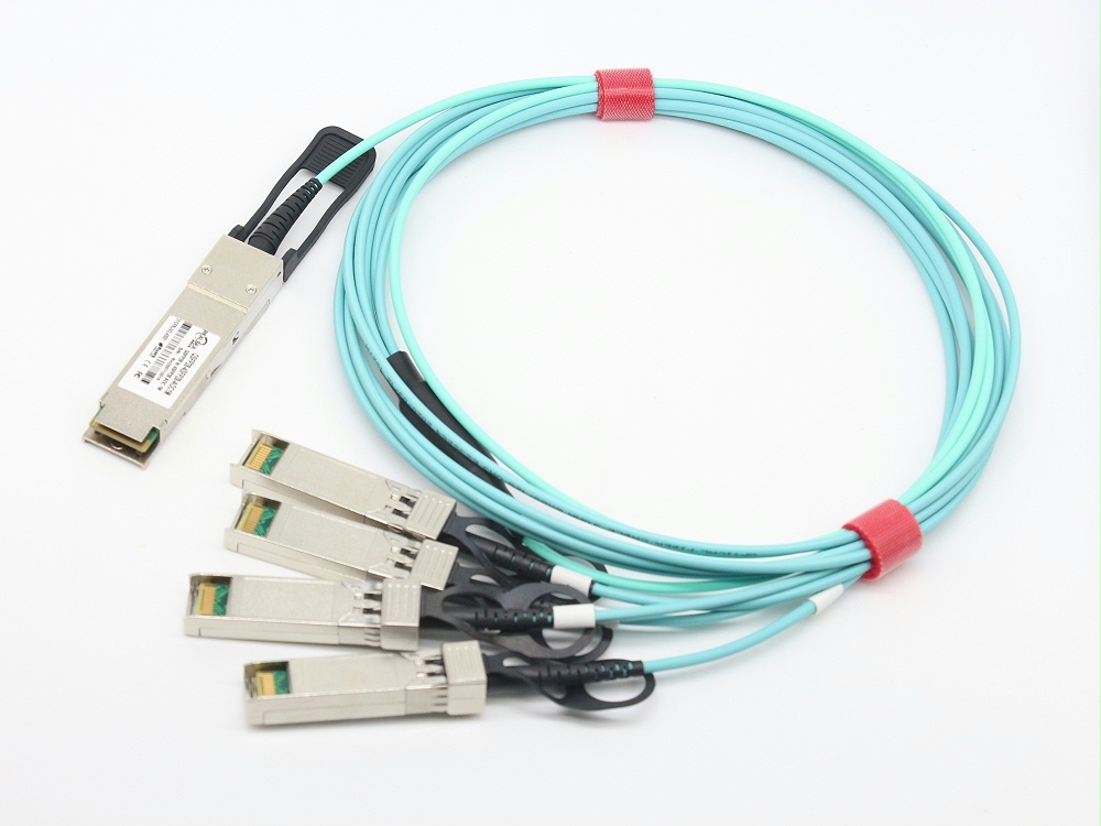 100G QSFP28 轉(zhuǎn) 25G SFP28 AOC QSFP28轉(zhuǎn)QSFP28