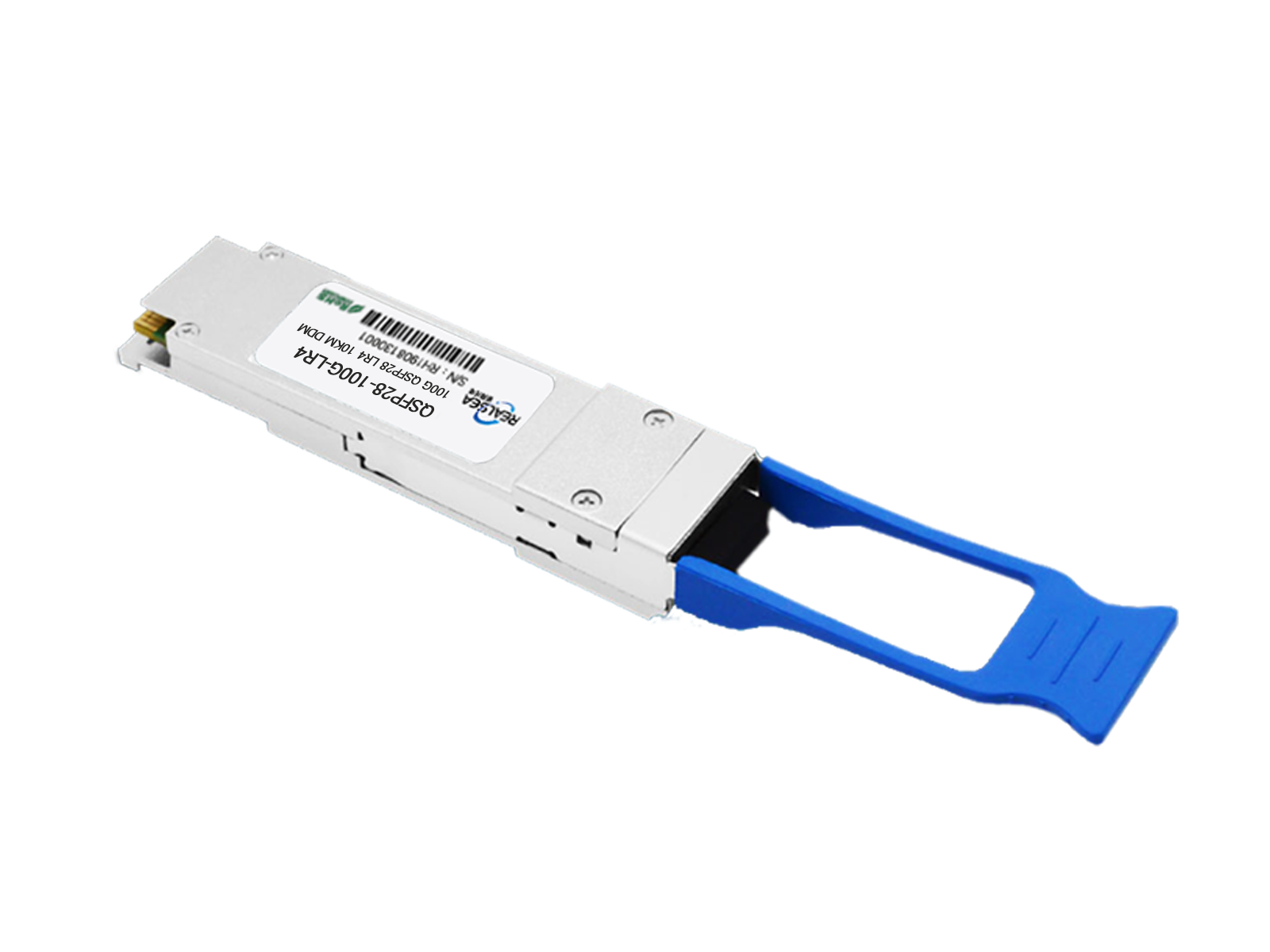 100G光模塊QSFP28單模雙芯10KM雙LC接口1310nm帶DDM QSFP28-100G-LR4