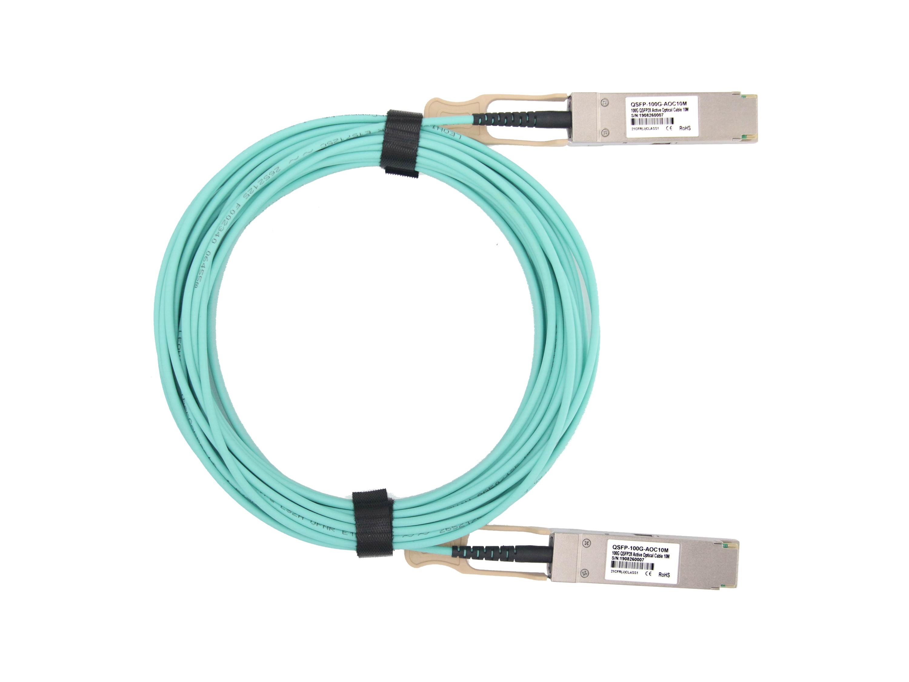 華為(HUAWEI)兼容 100G-QSFP28-AOC QSFP28 轉(zhuǎn) QSFP28 AOC有源光纜