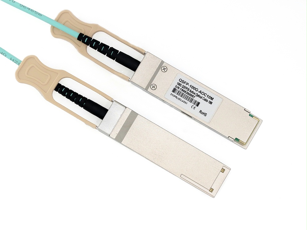華為(HUAWEI)兼容 100G-QSFP28-AOC QSFP28 轉 QSFP28 AOC有源光纜 AOC有源光纜