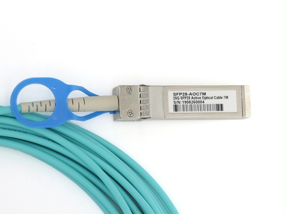 SFP28-25G-AOC1M HP惠普兼容SFP28 TO SFP28 AOC有源光纜電纜_副本