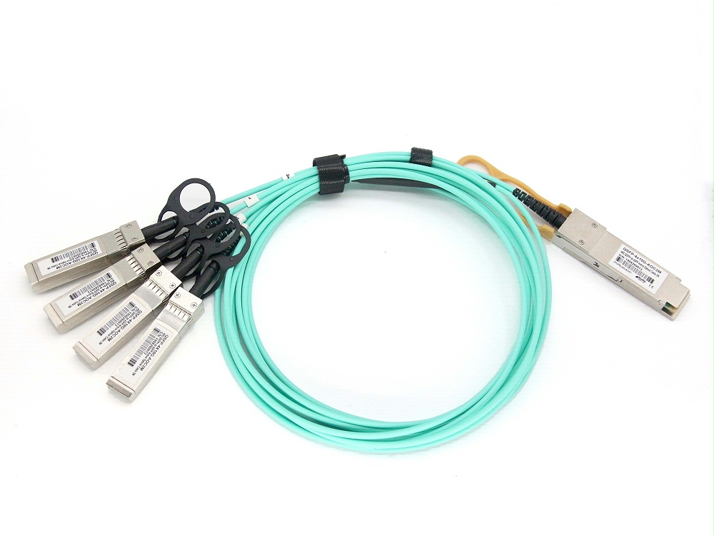 40G QSFP+ 轉(zhuǎn)4SFP+ AOC有源光纜