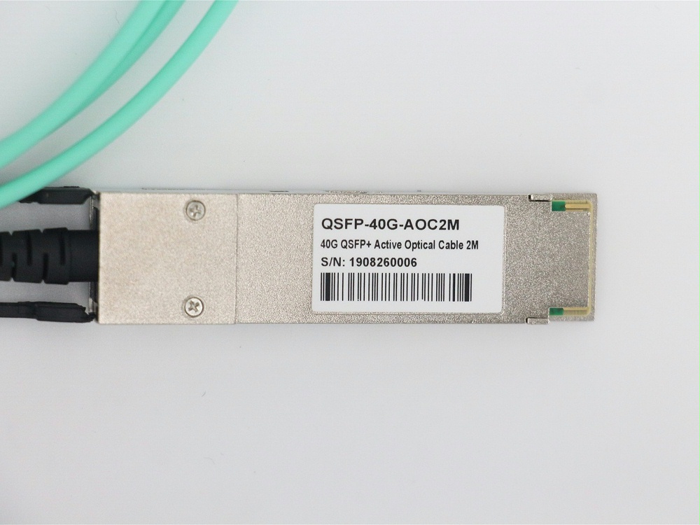 QSFP-40G-AOC1M HP惠普兼容QSFP+ TO QSFP+ AOC有源光纜電纜_副本